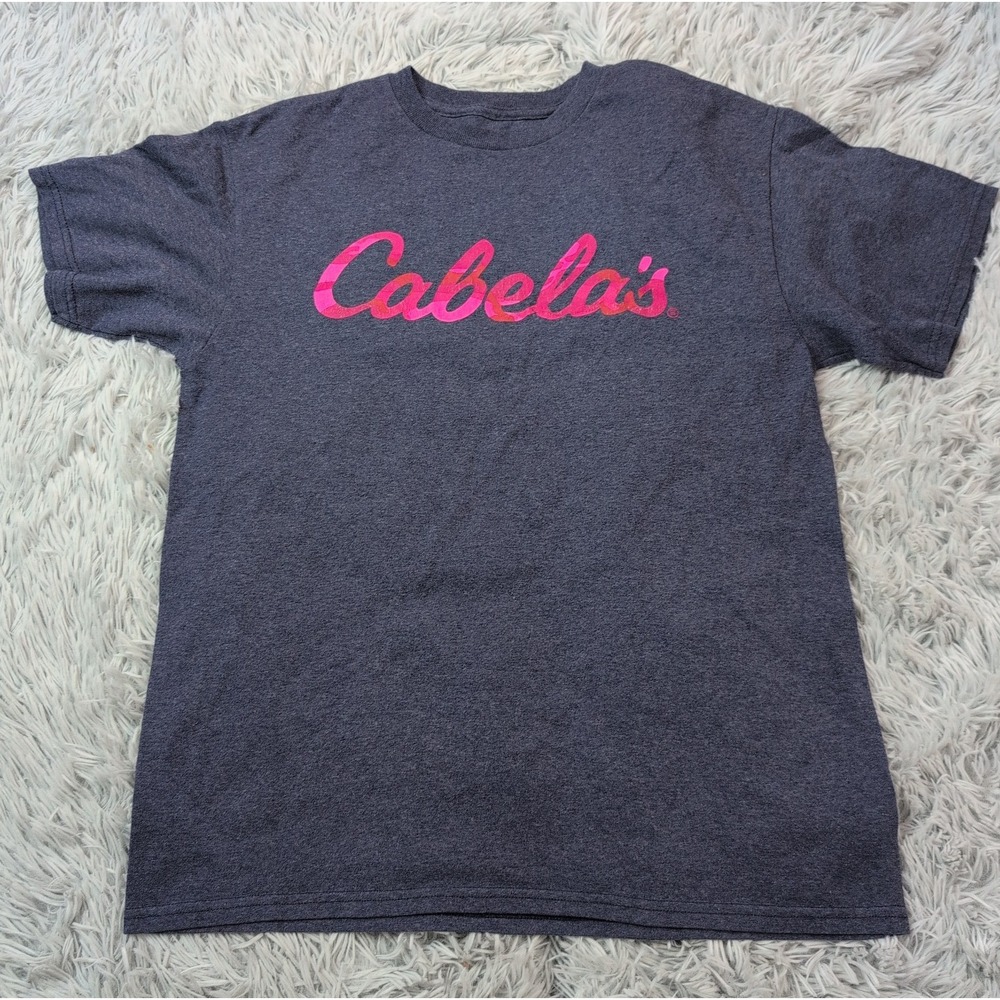 Cabela's Shirt Womens XL Spellout Soft Comfort Outdoors Hunting